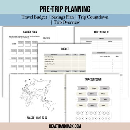 Printable Travel Journal - Minimalist - Image 4