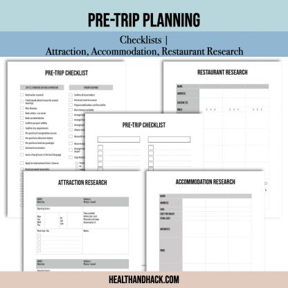 Printable Travel Journal - Minimalist - Image 5