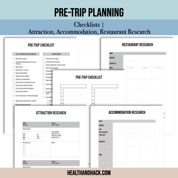 Printable Travel Journal - Minimalist - Image 5