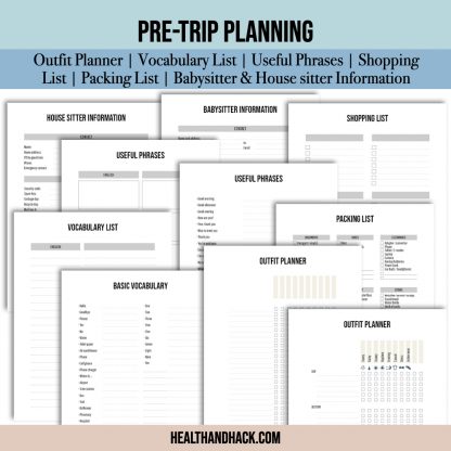 Printable Travel Journal - Minimalist - Image 6