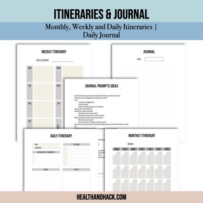 Printable Travel Journal - Minimalist - Image 7