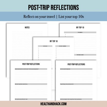 Printable Travel Journal - Minimalist - Image 8