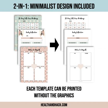 Printable Self-Care Journal - Boho - Image 3