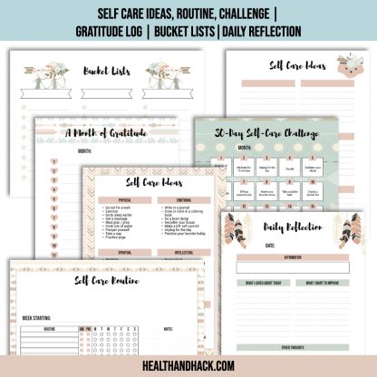 Printable Self-Care Journal - Boho - Image 5