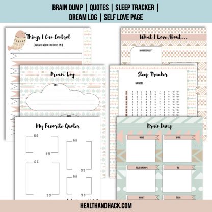 Printable Self-Care Journal - Boho - Image 6