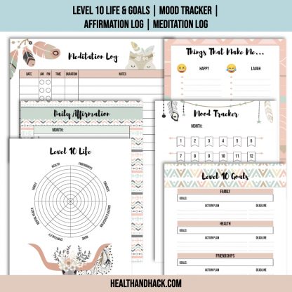 Printable Self-Care Journal - Boho - Image 7