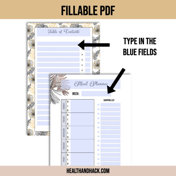 Printable Self-Care Journal - Tropical - Image 4