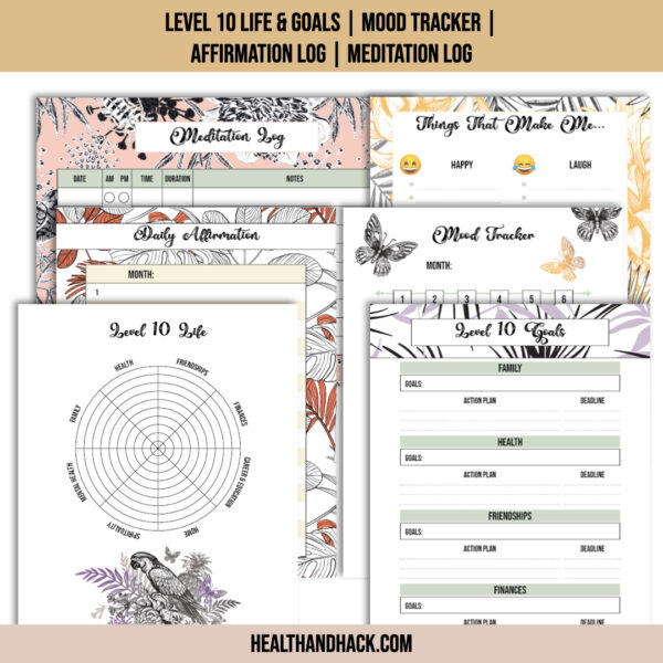 Printable Self-Care Journal - Tropical - Image 7
