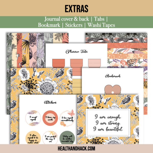 Printable Self-Care Journal - Tropical - Image 9