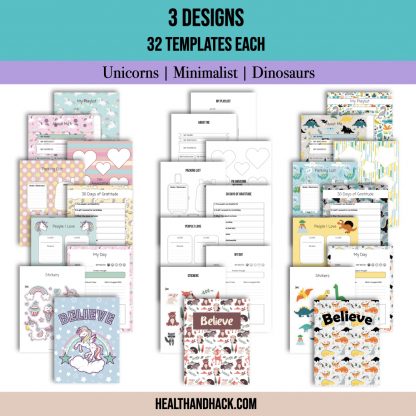 Printable Bullet Journal For Kids - Bundle - Image 2