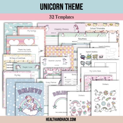 Printable Bullet Journal For Kids - Bundle - Image 3