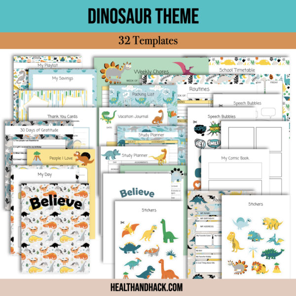 Printable Bullet Journal For Kids - Bundle - Image 4