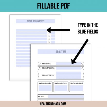Printable Bullet Journal For Kids - Minimalist - Image 4