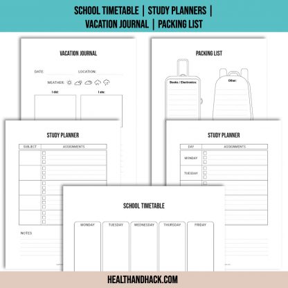 Printable Bullet Journal For Kids - Minimalist - Image 7