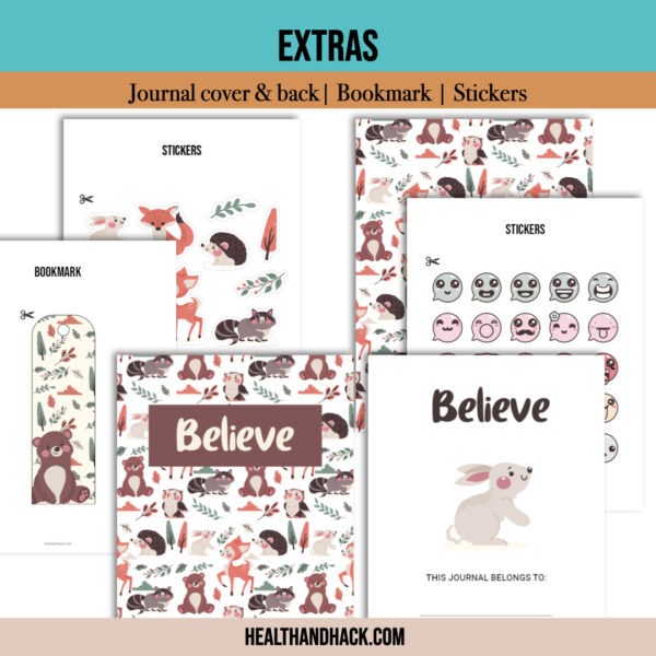 Printable Bullet Journal For Kids - Minimalist - Image 9