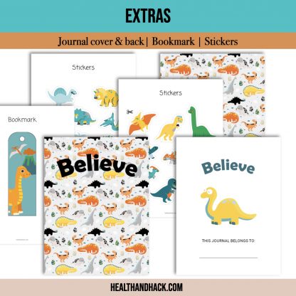 Printable Bullet Journal For Kids - Dinosaurs - Image 9