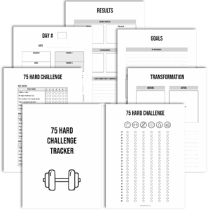 Printable 75-Day-Hard Challenge Tracker - Minimalist