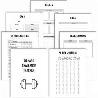 Printable 75-Day-Hard Challenge Tracker - Minimalist