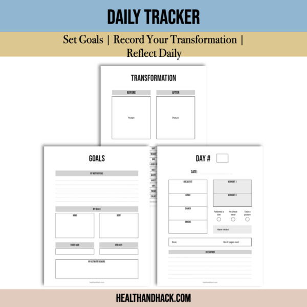 Printable 75-Day-Hard Challenge Tracker - Minimalist - Image 7