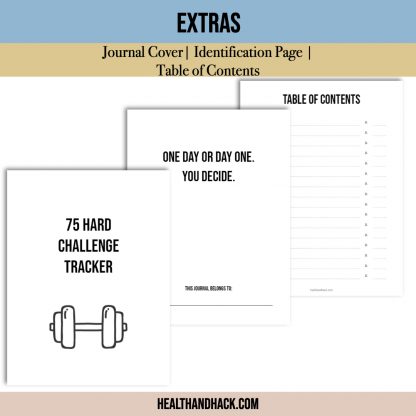 Printable 75-Day-Hard Challenge Tracker - Minimalist - Image 8