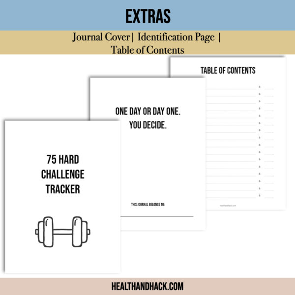 Printable 75-Day-Hard Challenge Tracker - Minimalist - Image 8