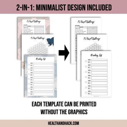 Printable 75-Day-Hard Challenge Tracker - Orchids - Image 4