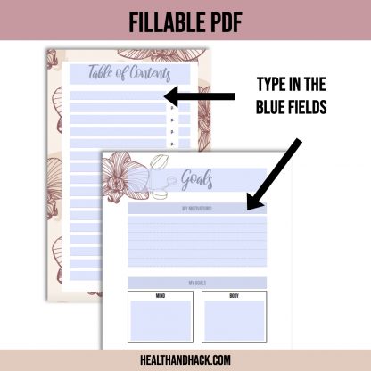Printable 75-Day-Hard Challenge Tracker - Orchids - Image 3
