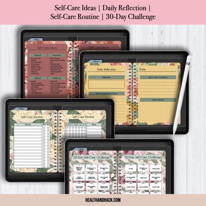 Digital Self Care Journal - Floral - Image 8