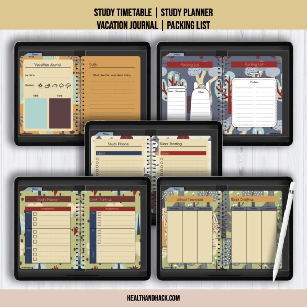 Digital Bullet Journal For Kids - Wildlife - Image 4