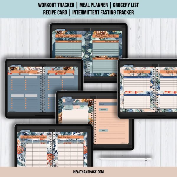Digital Fitness Journal - Floral - Image 5