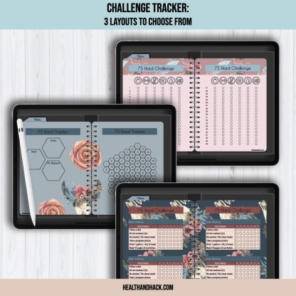 Digital 75 Hard Challenge Tracker - Boho - Image 5