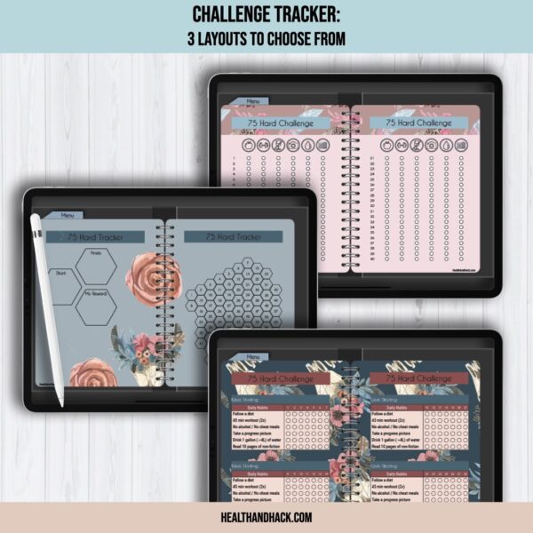 Digital 75 Hard Challenge Tracker - Boho - Image 5
