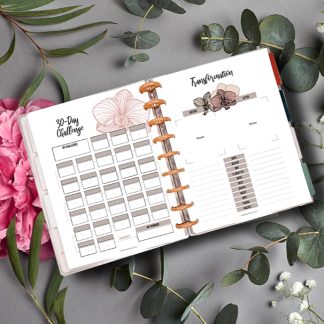 Printable Fitness Planner - Orchid Design