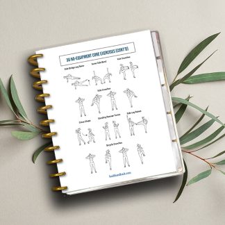 Printable Fitness Planner and Exercise Guide Bundle - Minimalist