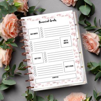Printable Budget Planner - Floral
