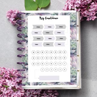 Printable Travel Journal - Floral