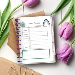 Printable Bullet Journal For Kids - Unicorns