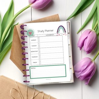 Printable Bullet Journal For Kids - Unicorns