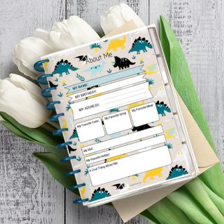 Printable Bullet Journal For Kids - Dinosaurs
