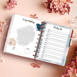 Printable 75-Day-Hard Challenge Tracker - Orchids