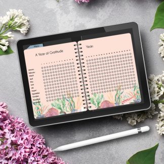 Digital Gratitude Journal - Ocean