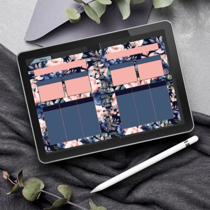 Digital Bullet Journal Templates - Floral