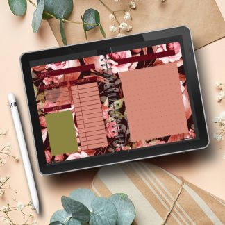 Digital Undated Planners - Floral