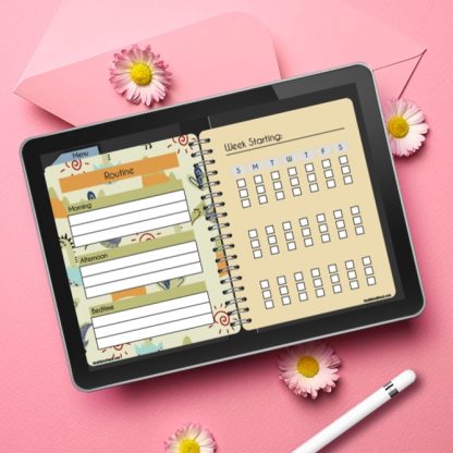 Digital Bullet Journal For Kids - Wildlife