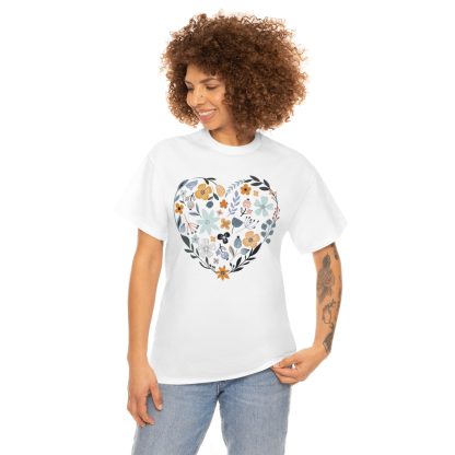 Floral Heart T-Shirt - Image 5