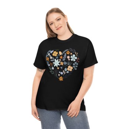 Floral Heart T-Shirt - Image 3