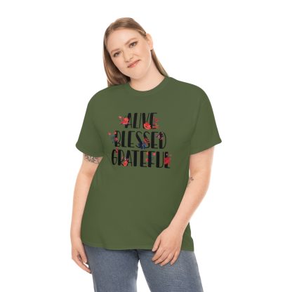 Alive Blessed Grateful T-Shirt - Image 6