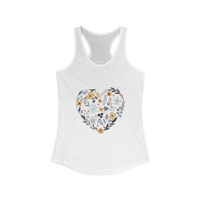 Floral Heart - Women's Tank Top - Image 3