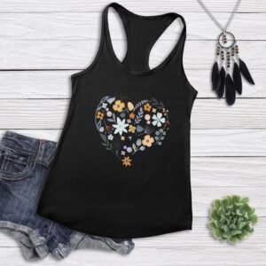 Floral Heart - Women's Tank Top