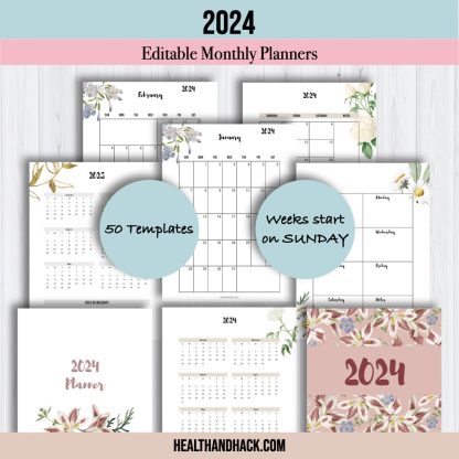 Printable 2024-2025 Planners - Image 3